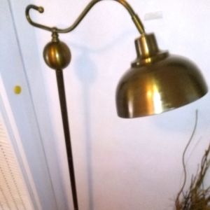 Rustic antique floor lamp that breaks down